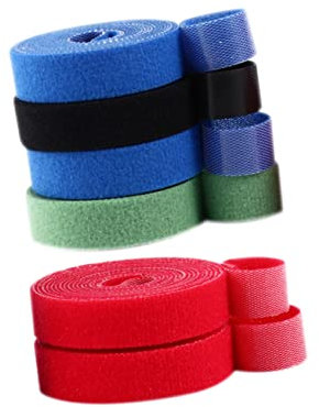 Angoily Computer Cable Ties Reusable 6pcs Wire Ties for Speaker Guitar Tv Cables