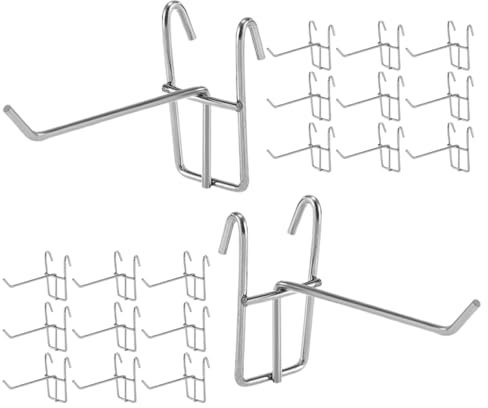 NAMOARLY 30stücke Gitterwandhaken Zum Aufhängen Aufhängehaken Für Displays Haken Für Gitterwände Gitterwandzubehör Gitterwandaufhänger Mehrzweckhaken Für Gitterwände