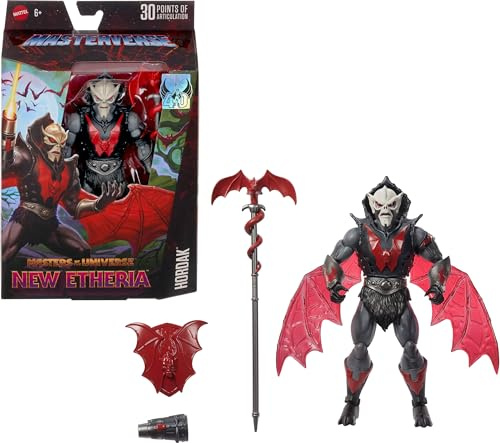 Masters of the Universe Masterverse Actionfigur New Etheria Hordak, Prinzessin der Macht ca. 18 cm großes Motu-Spielzeug, bewegliche Flügel, Kanonenarm, Stab und Schild, JBP85