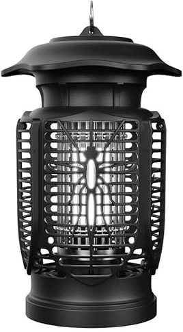 YEEFON Lampe Anti Moustique, 20W Appareil Anti Mouche, UV Lampe Tue Mouche Électrique, IPX4 Tueur d'Insectes Pas Bruit, Anti Insectes Répulsif Efficace Portée 80 m², pour Intérieur et Extérieur