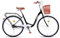 Kcolic Citybikes Für Erwachsene, Klassisches Beachcruiser Fahrrad Stahlrahmen, Step Over Oder Step Through Rahmenoption, 24 Zoll, 21 Gang Fahrrad C,24in