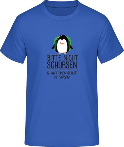 Bitte Nicht schubsen, ich Habe einen Joghurt im Rucksack T-Shirt • Größe: XL