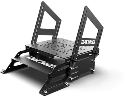 Trak Racer Verstellbares Pedalmontagesystem invertierte Formel und GT Positionen Universalhalterung aus extrudiertem Aluminium mit Fußstütze für Sim Racing Rigs