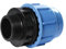 SAB Raccordi a Compressione BlueSeal 16 Maschio 32 x 3/4, Raccordo Idraulico in PP, PN16, per Giunzione Tubi in Polietilene, per Impianti di Irrigazione