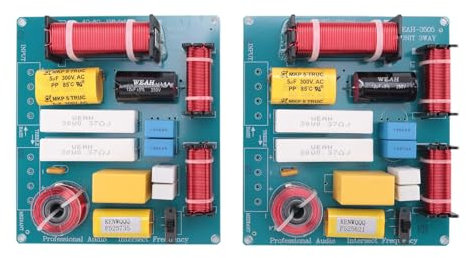 Kznifmk 2 STÜCKE 300 Watt 3 Way Treble Medium Bass Lautsprecher Frequenzteiler Crossover Filter