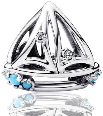 Amuefer S925 Charm Kirschblüte Familie & Meer Anhänger aus Sterlingsilber | Geschenk für Frauen, Mädchen, Freunde, Ehefrau, Mutter, Tochter – Geburtstag, Jahrestag, Valentinstag, Weihnachten