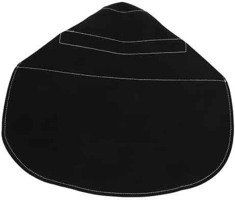 MAGICLULU Schweißhelm-Stirnband Schweißkappe, verlängerte Kopfbedeckung Zubehör für Schweißhutabdeckungen ergonomische Schweißermütze Schweißerhut zur feuerfestes Tuch Schwarz