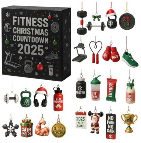 Husoiuy Weihnachtskalender-Countdown | Fitness-Adventskalender 2025
