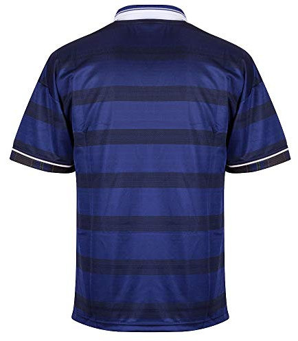 Scotland 1998 World Cup Finals Retro Shirt Navy Large Polyester