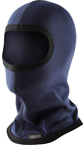 Ladeheid Sturmhaube Kinder Skimaske Balaclava Kinder, Thermoaktive, Ideal für Skihelm, Atmungsaktive, Universelle Größe, für Mädchen und Jungen LA-142 (Dunkelblau)