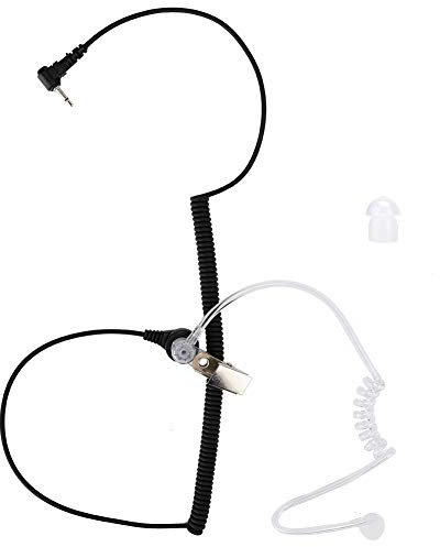 VBESTLIFE Walkie Talkies Earpieces,2.5mm Noise reduction Acoustic Tube Covert Listen-Only Earpiece for Two Way Radios