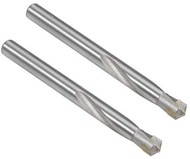 sourcing map 2 Stück Hartmetall Spiralbohrer Metallbohrer 9 mm für Edelstahl Kupfer Aluminium Zinklegierung Legierung Eisen