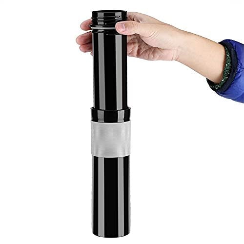 HERCHR French Press Travel Coffee Maker,12oz 350ml Travel French Press Coffee Maker Set with Lid,Portable Travel Tea Coffee Mug Vacuum Travel Mug