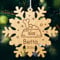 Personalised Christmas Decorations Engraved Wood Xmas Ornaments Custom Wooden Christmas Tree Bauble Gift for Your Pet Dog Cat Pets Dogs Cats with Any Name at 2025 (Snowflake)