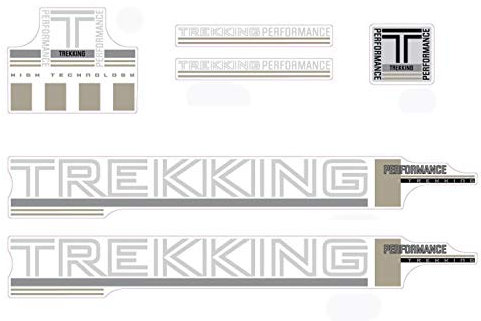 Aufkleber Fahrrad Rahmen Trekking Performance Dekor Sticker Decal Set 6-Teilig