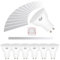 GY Lampadine LED GU10 Dimmerabile, 6 pezzi, 7W (equivalenti a 75W) 600LM,6500K luce bianco freddo,Attacco GU10 lampada, Nessun Sfarfallio, lampadina faretto LED dimmerabili