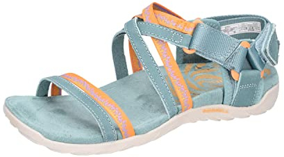 Merrell Damen Terran 3 Cush Lattice Sport Sandale, blau, 37 EU