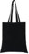 HuaJiao Cotton Canvas Tote, Black Tote Bags Cotton Shoulder Bag for Groceries Travel School Work Beach Lunch Shopping