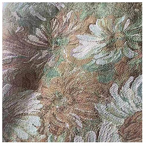 Tela de mezclilla de poliéster estilo de pintura al óleo Van Gogh impreso tela para acolchar y bricolaje arte amarillo