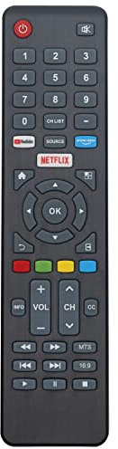 ALLIMITY Fernbedienung Ersetzen für Dyon Movie Smart TV Smart-43-XT4K Smart-22-XT Smart-24-XT Smart-40-XT Smart-42-XT SMART-49-XT SMART-65-XT 40XT 22XT 24XT 42XT 49XT 65XT 55XT 43XT4K