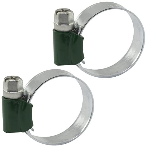 AERZETIX - C63701 - Lot de 2 colliers de serrage/à crémaillère à vis tangente renforcé 60-80 mm - collier à bande non perforée - largeur 12 mm - en acier zingué - couleur argent