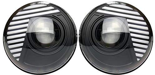 SXMA LED Scheinwerfer 7 LED Scheinwerfer 45W Runde LED Scheinwerfer LKW Scheinwerfer 10-30V für W Rangler JK TJ Hummer FJ XJ Cherokee YJ Aluminiumlegierung
