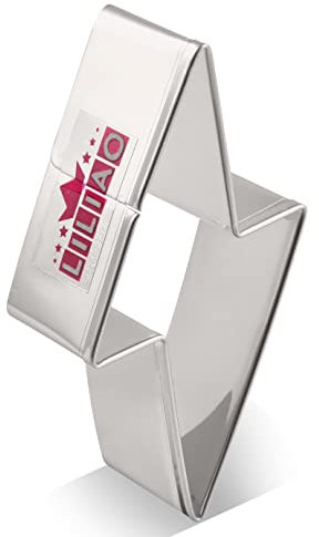 LILIAO Flash Lightning Bolt Ausstechform Kekse Fondant Ausstecher für Kinder Geburtstag Party - 4,1 x 7,9 cm - Edelstahl