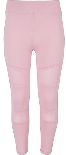 Urban Classics Mädchen Leggings Girls Tech Mesh Leggings girlypink 134/140