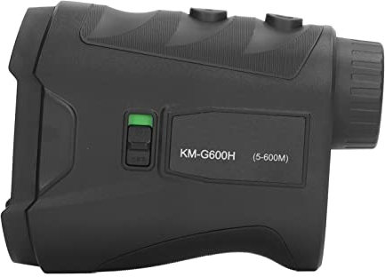 Haofy Entfernungsmesser 600 M Jagd Entfernungsmesser Winkelkalibrierung mit Neigungsschalter für Outdoor-Sportarten (Schwarz)