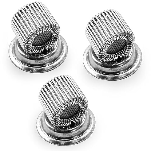 Magentic Single Pen Holder Clip, perfect for Office or Home Use - Pack of 3 - Silver