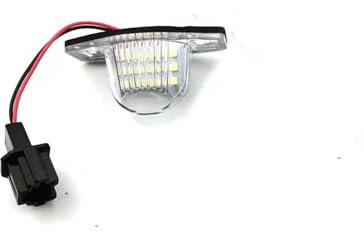 Error Free LED Car Number License Plate for Honda Crv Fit Jazz Crosstour for Odyssey Stream Freed Logo Insight HRV FRV (Color : R side)