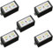 rhinocables RJ45 Cat 5 Gigabit Inline Punchdown Krone Coupler Joiner for Cat5e Ethernet Cables (5, Black)