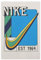 bacrhjlb Vintage-Poster mit Nike-Zecken-Motiv, Leinwand-Poster, Wandkunst, Dekordruck, Bild Gemälde für Wohnzimmer, Schlafzimmer, Dekoration, 30 x 45 cm