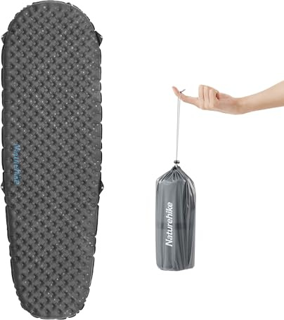 Naturehike 3,5R- Wert Camping Isomatte Ultralight 4 Jahreszeiten (-6℃) Selbstaufblasend mit aufblasbarer Tasche,Isomatte Luftmatratze Langlebige Hoher R-Wert, hohe Isolierung, für den Winter