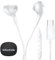 iPhone Kopfhörer mit Kabel für iPhone 16 Pro Max, [𝐀𝐩𝐩𝐥𝐞 𝐌𝐅𝐢 𝐙𝐞𝐫𝐭𝐢𝐟𝐢𝐳𝐢𝐞𝐫𝐭] USB C Kopfhörer Typ C In-Ear Kopfhörer, Magnetisch, Mikrofon für iPhone 16/15/Samsung S24/S23/iPad Pro