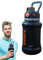 Wide Mouth Insulated Water Bottle - 20 Oz Wall Hydro Jug Water Flask - Stainless Steel Travel Coffee Mug Cup with Straw Lid & Carry Handle for Hot & Cold Liquid, Hiking & Biking