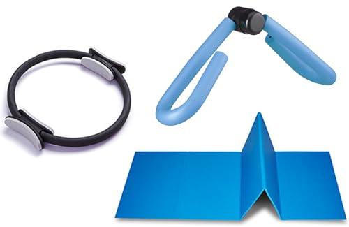 G5 HT SPORT Pilates-Ring [Strong] Pilates-Ring mit rutschfesten und gepolsterten Griffen | Innerer Oberschenkel, Pilates-Geräte für zu Hause, Yoga, Kraft und Flexibilität