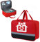 Erste Hilfe Tasche,36x25x13 cm Große Rote Medikamententasche,Wasserdicht Reiseapotheke Tasche,Notfalltasche Leer Medizinbeutel-Aufbewahrungstasche,Erste Hilfe Set für Zuhause Büro Camping Wandern