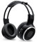 LfrXtra Entretenimiento Trasero Plegable 2 Canales Auriculares Infrarrojos Inalámbricos Reproductor para Teléfonos Principales para Videos Televisión En Automóvil
