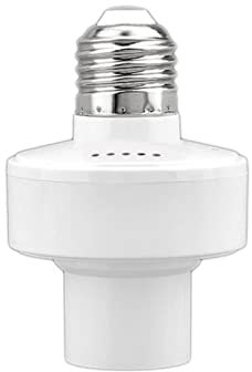 NLNGZKZFNF Adattatore for Lampadina WiFi Smart E27 Base portalampada Tuya Smart Life Controllo vocale Wireless Portalampada