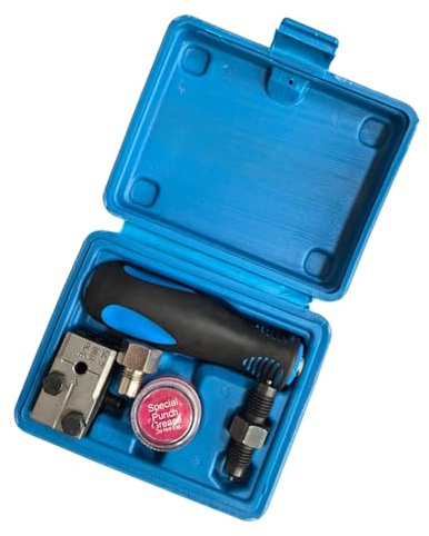 Dispositivo di svasatura della linea del freno dell'automobile 3/16 4,75 mm Strumento di svasatura manuale dei tubi doppio strumento di svasatura Set con scatola freno Lines Tool