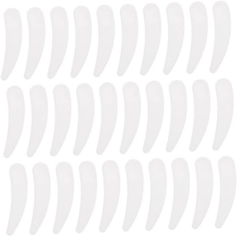 BAZEITFLOW Cucchiai Cosmetici in Pp Per Crema Viso e Occhi, Set Da 100 Pezzi, Applicatori Per Maschere e Lozioni, Strumento Per Trucco Leggero e Portatile, Adatto a Bottiglie Di Varie Dimensioni