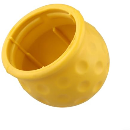 Accessoire essentiel pour remorque - 50 mm - Cache boule d'attelage de remorque pour protéger des débris (jaune)