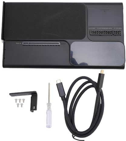 Vikye Externe GPU -Dockstation, EGPU -Gehäuse für JHL9480 -Controller -Chip, Support ATX/SFX -Standard -Netzteile mit 2,5 G RJ45 Ethernet -Port