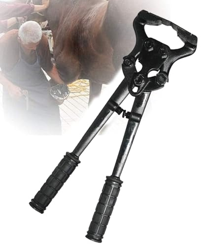 BLUEZY Pinza para Pezuñas Tenazas Multifuncionales Resistentes Al Desgaste para Pezuñas De Vaca, Esquiladora Caballos, Herramientas De Herrador para Cabras, Ovejas, Cerdos, Ganado, Caballos
