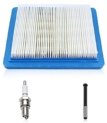 AUMEL Filtro de aire para Honda GCV160, GCV170, GCV190 y GCV200 motor de cortacésped Incluye bujía, filtro de combustible y repuestos 17211-Z8B-901