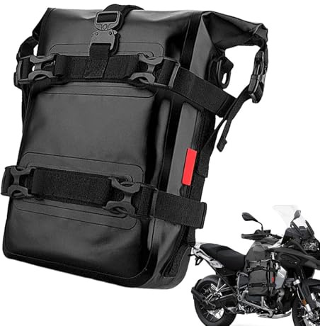 Borsa per manubrio da moto, impermeabile, borsa porta attrezzi per paraurti, confezione , robusta borsa laterale per occhiali da sole, guanti, piccoli oggetti essenziali, da