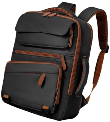 Kompatibel mit Unisex-Rucksäcken großem Fassungsvermögen, multifunktional(Black)