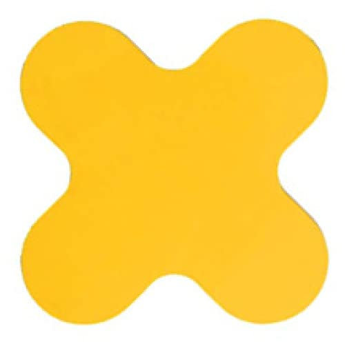 Krog Bodenmarkierung Symbol X-Stück, 290 x 290 x 90 mm, 10 Stück Gelb