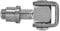 Gond de Porte 83 mm réglable avec Patte à Souder M16 Ferrure pour Portail Charnière pour Porte en Acier Gonds pour